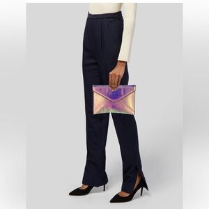 Rebecca Minkoff Iridescent Envelope Clutch